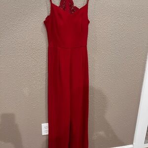 Red Francesca's Jumpsuit